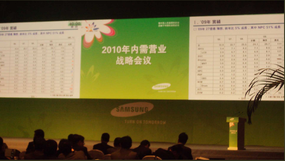 2009年12月3日三星2010年内需营业战略会议-北京